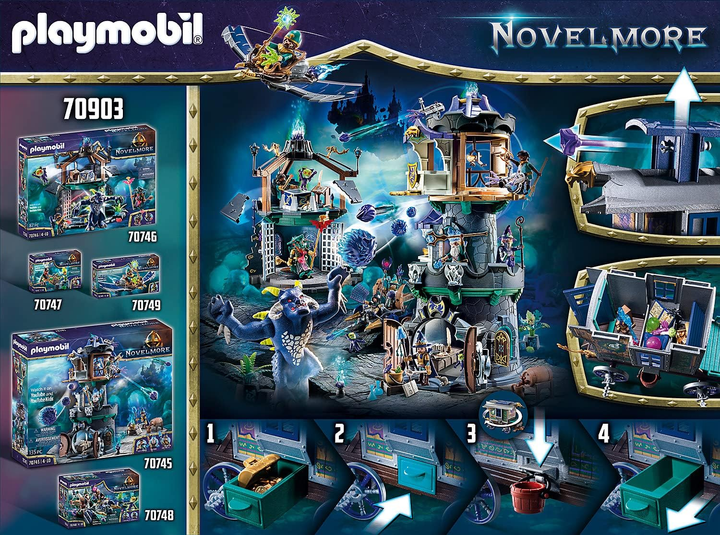 Zestaw do zabawy Playmobil Novelmore Violet Vale Wóz kupiecki (4008789709035) - obraz 2