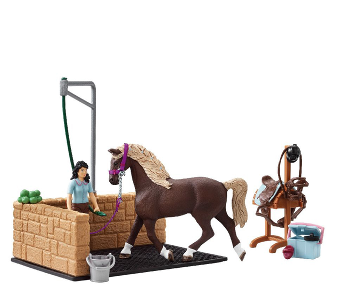 Ігровий набір Schleich Horse Club Washing Area Emily Luna (4059433572628) - зображення 3