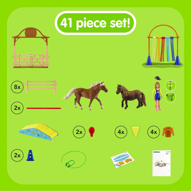 Ігровий набір Schleich Pony Agility Training Malton (4059433573472) - зображення 3