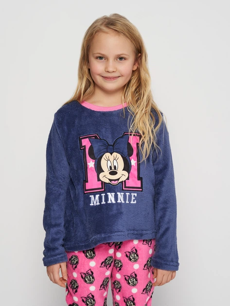 Дитяча тепла піжама для дівчинки Disney HW2040 110-116 см Блакитна (3609086782359) - зображення 5