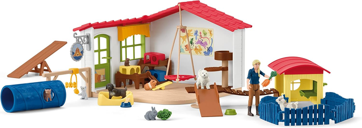 Ігровий набір Schleich Farm World Animal Hotel (4059433652313) - зображення 5
