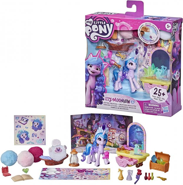 Zestaw do zabawy Hasbro My Little Pony New movie Story Scenes Creature Creation Izzy Moonlight (5010993847389) - obraz 4