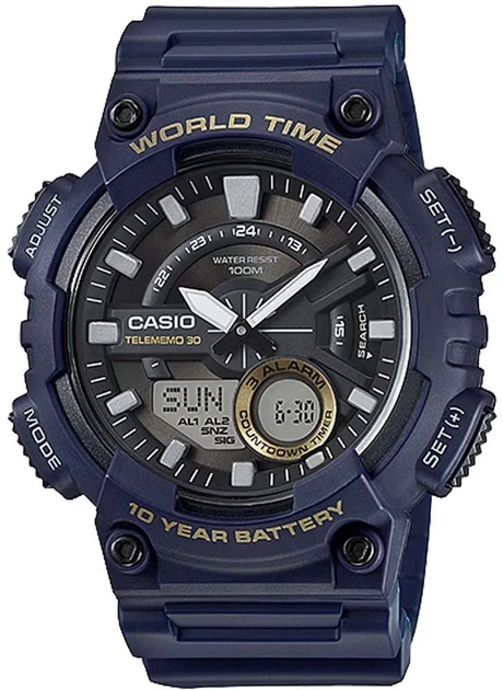 Часы наручные Casio AEQ-110W-2A - Фото 1 Часы наручные Casio AEQ-110W-2A - изображение 1