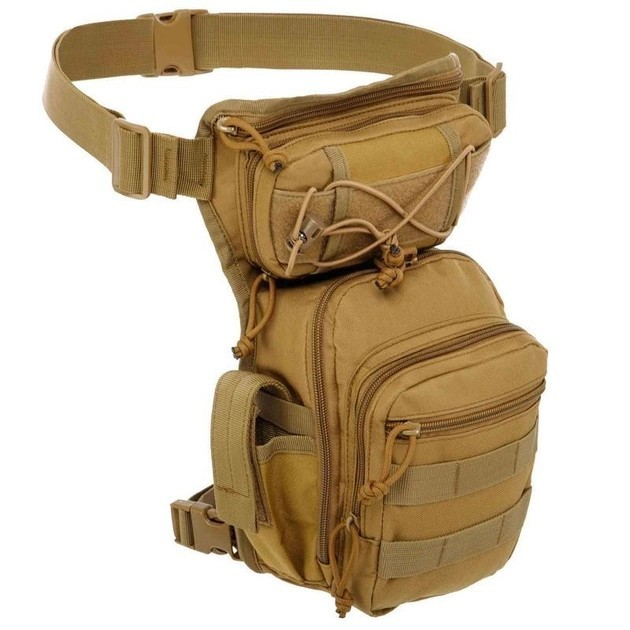 Тактическая сумка на бедро Silver Knight мод 325 песочный - изображение 1