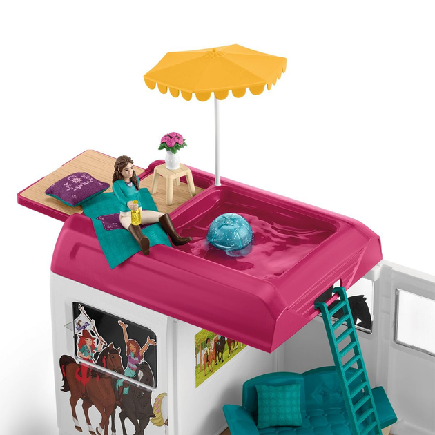 Zestaw do zabawy Schleich Horse Club Horse Transporter (4059433652368) - obraz 12