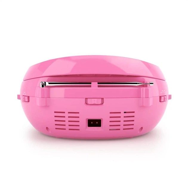 Бумбокс ФМ проигрыватель Auna Roadie CD (10029815) Fm USB Bt CD Розовый - изображение 7