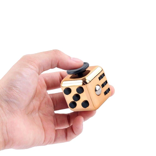 Антистресс фиджет кубик Fidget Cube - золото (AS-108595) - изображение 2