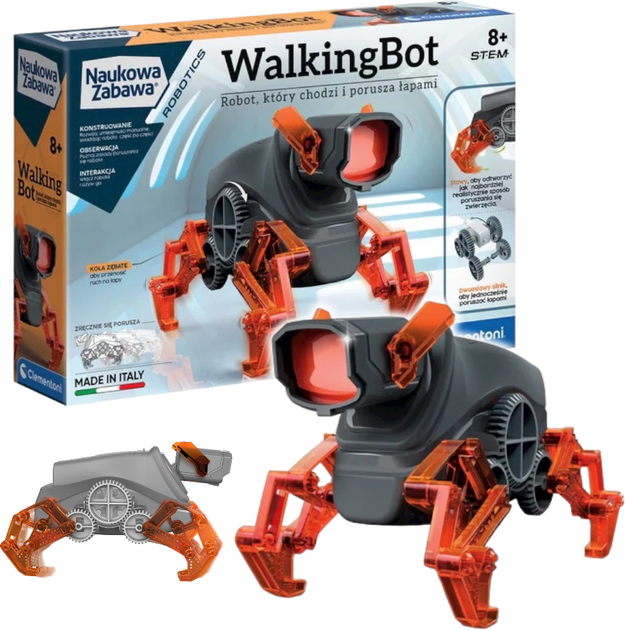 Конструктор Clementoni Walking Bot Ходячий робот (8005125500598) – фото ...