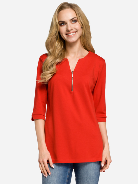 Блузка жіноча Made Of Emotion M278 XL Червона (5902041171716) - зображення 1