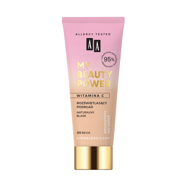 Праймер AA My Beauty Power освітлюючий 03 Beige 30 мл (5900116081977) - зображення 1