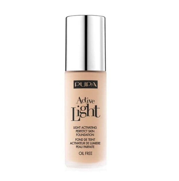 Podkład do twarzy Pupa Milano Active Light Perfect Skin Foundation SPF10 beztłuszczowy 003 Dark Ivory 30 ml (8011607196180) - obraz 1