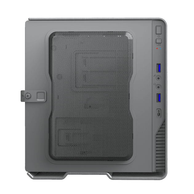 Корпус GameMax Violin Silver, 180W, Mini-ITX, 197х80х235 мм, 5.9кг - изображение 7
