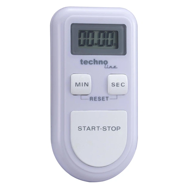 Таймер кухонный Technoline KT100 Magnetic White (KT100) - Фото 2 Таймер кухонный Technoline KT100 Magnetic White (KT100) - изображение 2