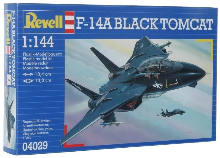 Zmontowana replika modelu Revell F-14A Black Tomcat 49 szt (4009803640297) - obraz 1