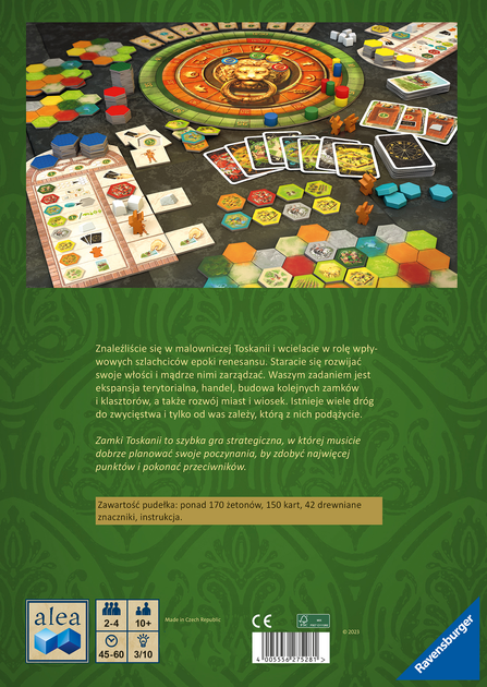 Gra planszowa Ravensburger Zamki Toskanii (4005556275281) - obraz 3
