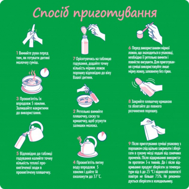 Дитяча суміш Nestogen 2 з лактобактеріями L. Reuteri від 6 міс. 1 кг (7613287110046) - зображення 8