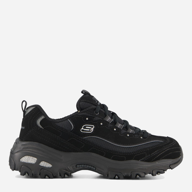 Buty sportowe damskie na platformie do kostki Skechers D'Lites - Biggest Fan 11930-BBK 40 (10US) 27 cm Czarne (193113016201) - obraz 1