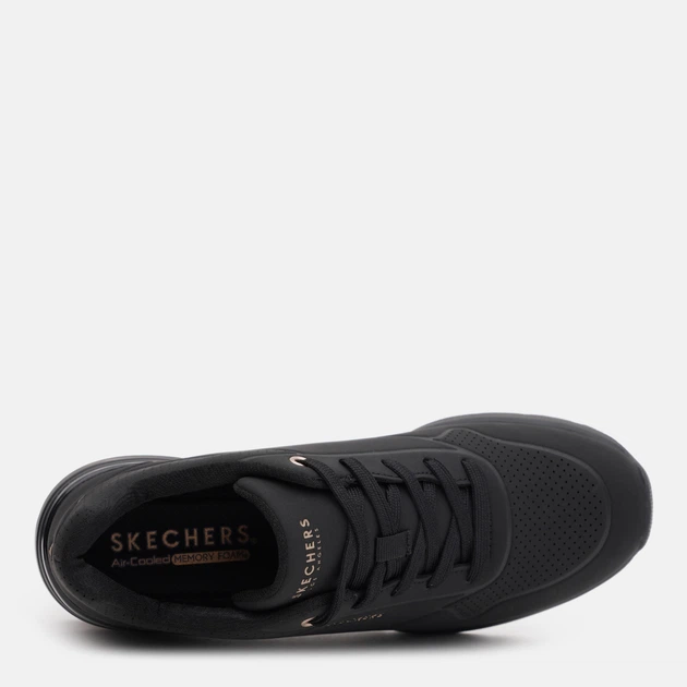 Жіночі снікери Skechers Million Air-Elevated Air 155401-BBK 39 (9US) 26 см Чорні (196311643514) - зображення 6