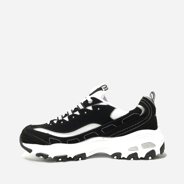 Sneakersy damskie Skechers D'Lites - Biggest Fan 11930-BKW 41 (11US) 28 cm Czarny/Biały (889110354148) - obraz 4