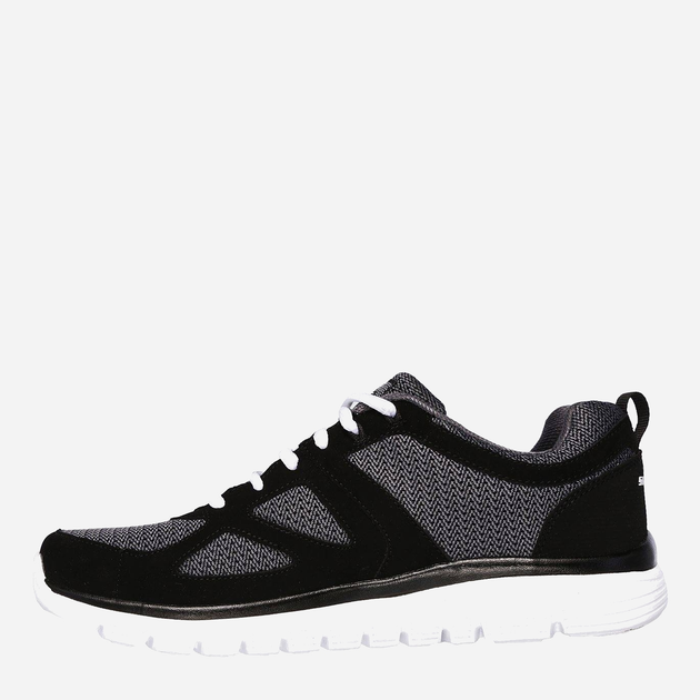 Buty sportowe męskie Skechers Burns-Agoura 52635-BKW 43 (10US) 28 cm Czarny/Biały (190872054840) - obraz 3