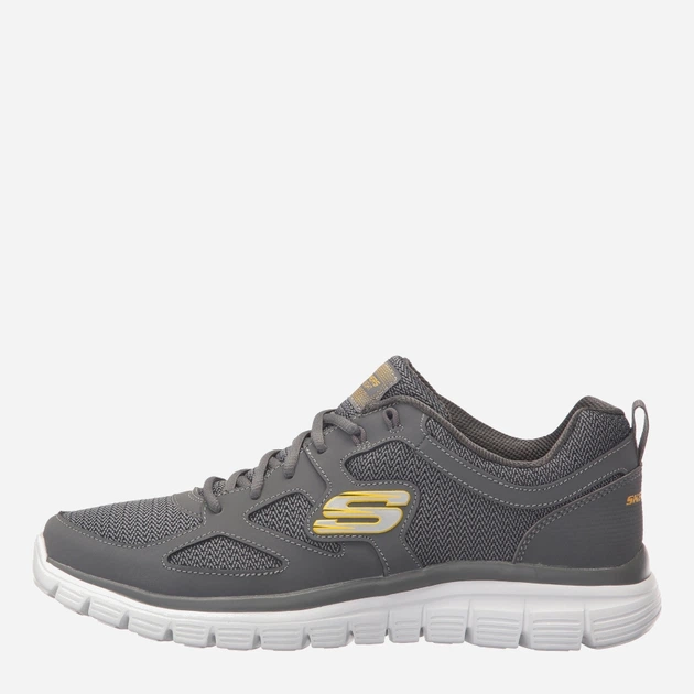 Sneakersy męskie Skechers Burns Agoura 52635-CHAR 42 (9US) 27 cm Ciemnoszare (190872054963) - obraz 3