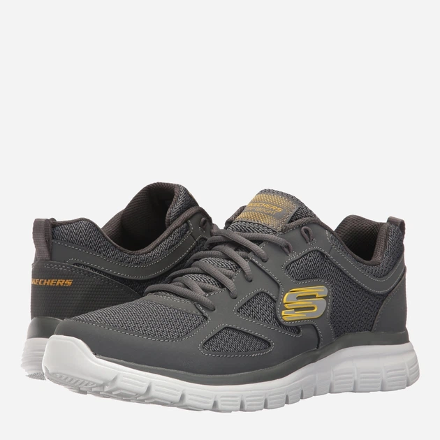 Sneakersy męskie Skechers Burns Agoura 52635-CHAR 42 (9US) 27 cm Ciemnoszare (190872054963) - obraz 4