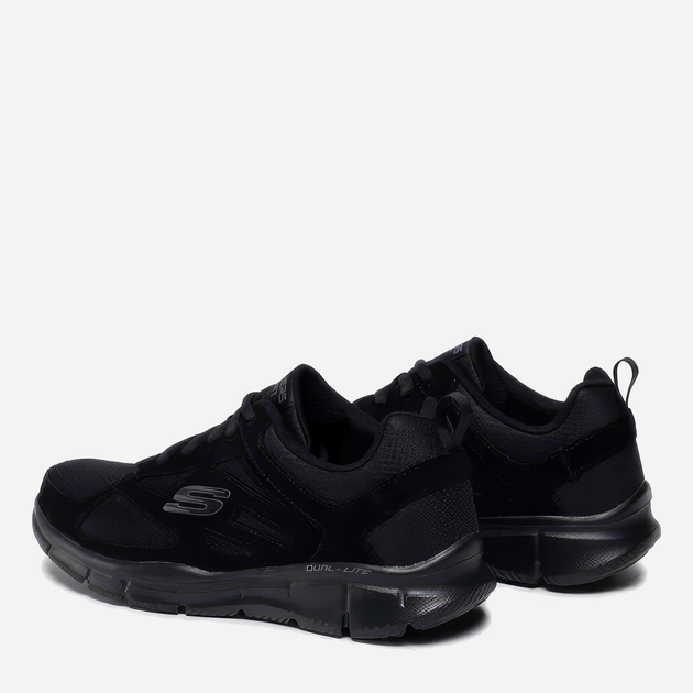 Sneakersy męskie Skechers Equalizer 52748-BBK 40 (7.5US) 25.5 cm Czarne (193113796356) - obraz 4