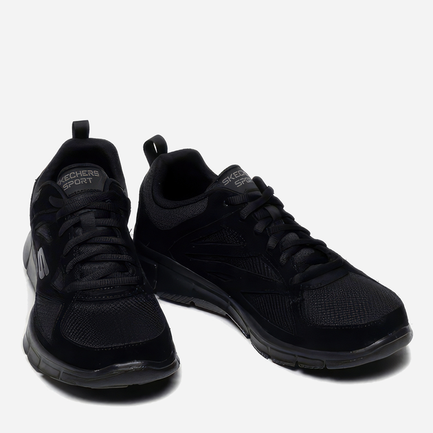 Sneakersy męskie Skechers Equalizer 52748-BBK 42.5 (9.5US) 27.5 cm Czarne (193113796394) - obraz 3