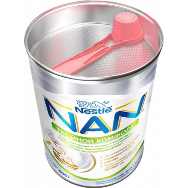 Дитяча суміш Nestle NAN Потрійний комфорт від народження, 400 г (7613035351462) - зображення 5