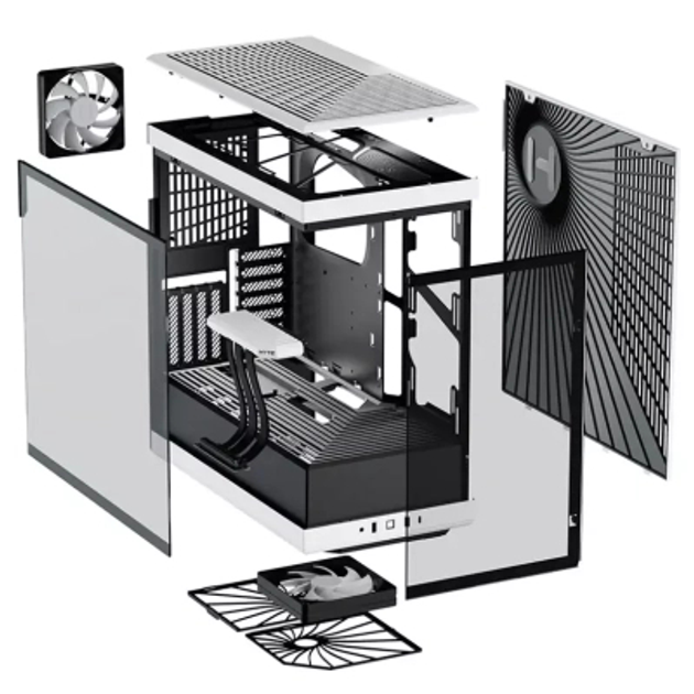 Корпус Hyte Y40 Black-White (CS-HYTE-Y40-BW) - зображення 8