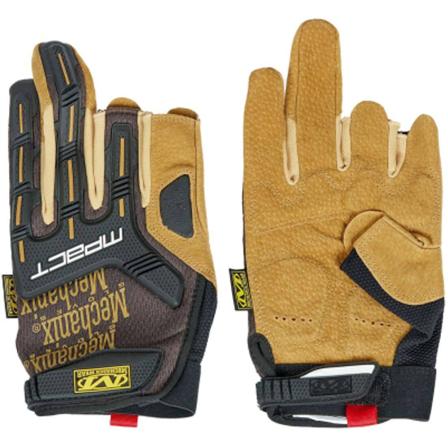 Тактические перчатки Mechanix M-Pact Framer Leather L Brown (LFR-75-010) - изображение 1