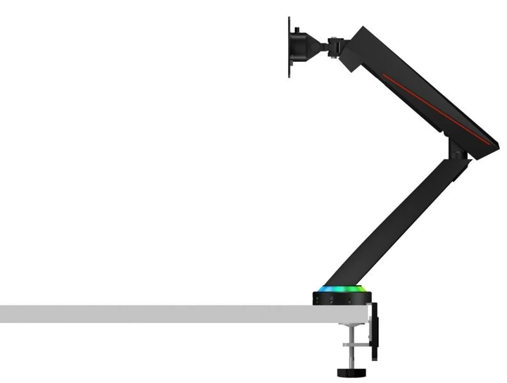 Uchwyt biurkowy Icy Box IB-MSG303BL-T Black (4250078172031) - obraz 3