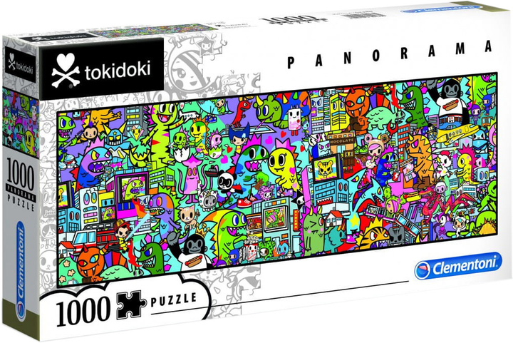 Puzzle Clementoni Panorama Collection Tokidoki 1000 elementów (8005125395682) - obraz 1