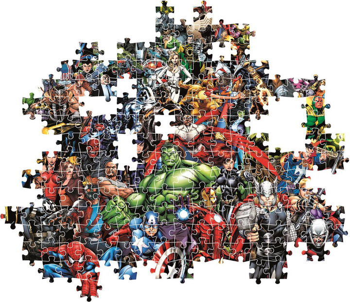 Puzzle Clementoni Comapact Puzzle Marvel 1000 elementów (8005125397099) - obraz 2