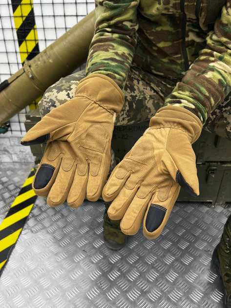 Тактичні рукавички зимові Tactical Gloves Coyote XL - зображення 2