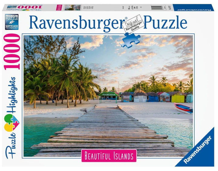 Puzzle Ravensburger Malediwy 1000 elementów (4005556169122) - obraz 1