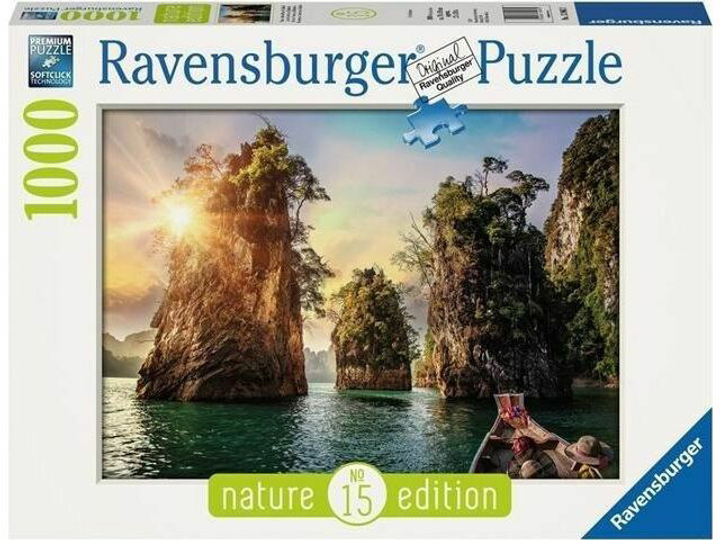 Puzzle Ravensburger Trzy skały w Cheow Tajladnia 1000 elementów (4005556139682) - obraz 1