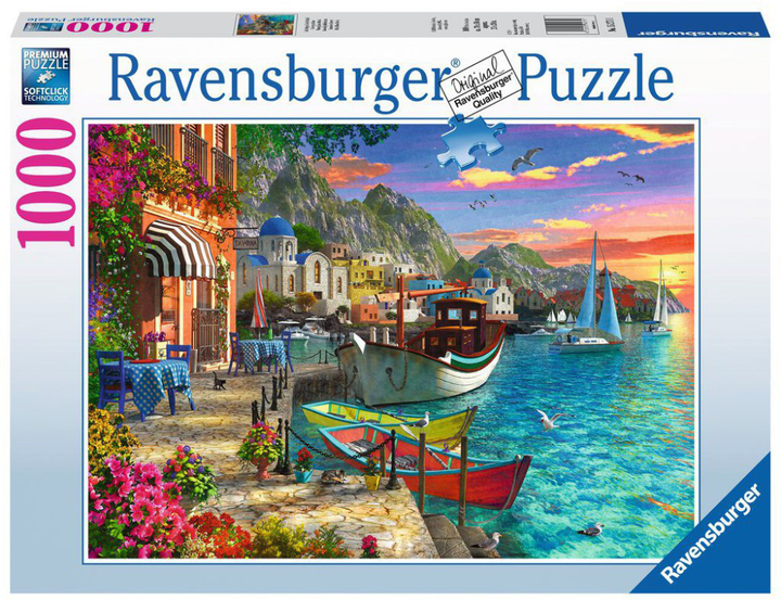 Пазл Ravensburger Чудова Греція 1000 елементів (4005556152711) - зображення 1