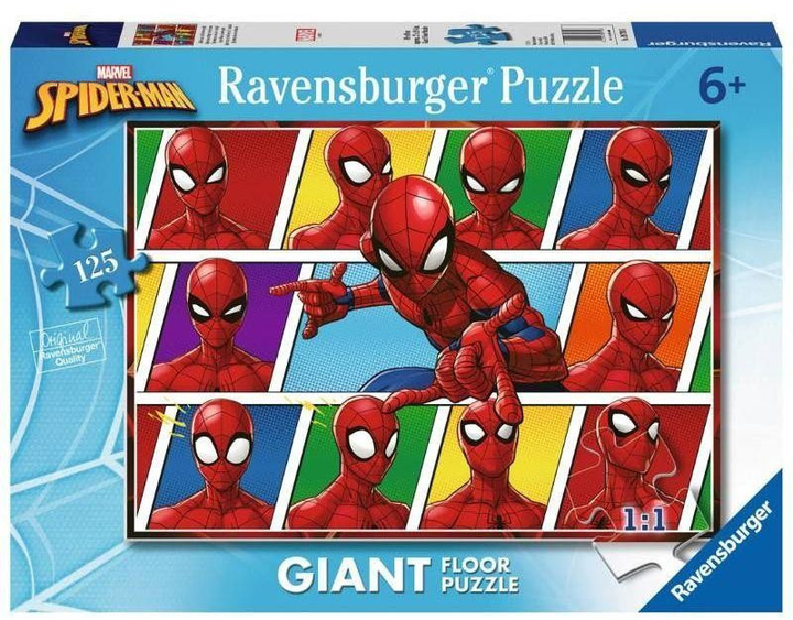 Puzzle Ravensburger Spider-Man Gigant 125 elementów (4005556097906) - obraz 1
