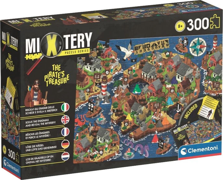 Puzzle Clementoni Mixtery The Pirates Treasure 300 elementów (8005125217137) - obraz 1