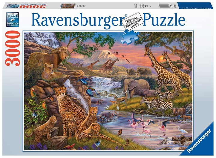 Puzzle Ravensburger królestwo zwierząt 3000 elementów (4005556164653) - obraz 1