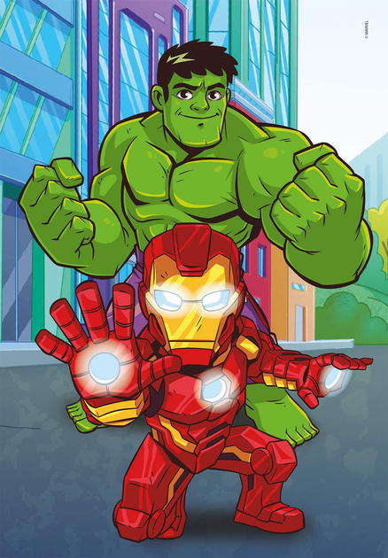 Puzzle Clementoni Marvel Superhero 3 x 48 elementów (8005125252572) - obraz 4