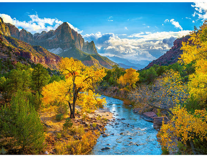 Puzzle Castor Góry jesienią w Zion National Park (5904438300624) - obraz 2