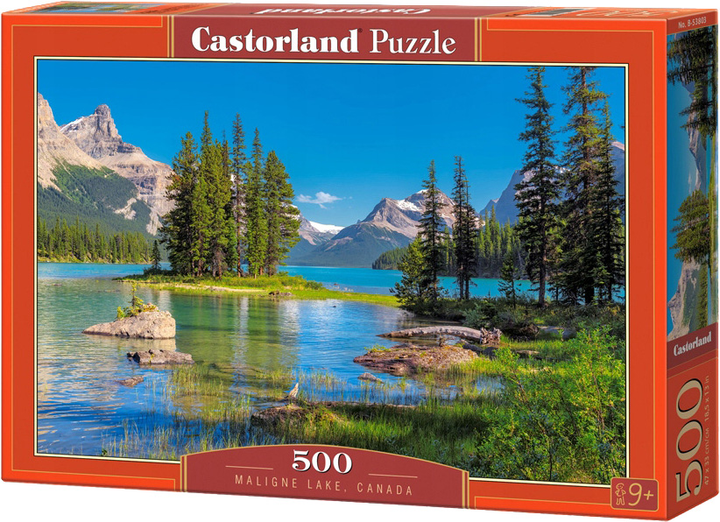 Puzzle Castor Jezioro Moraine Kanada 500 elementów (5904438053810) - obraz 1