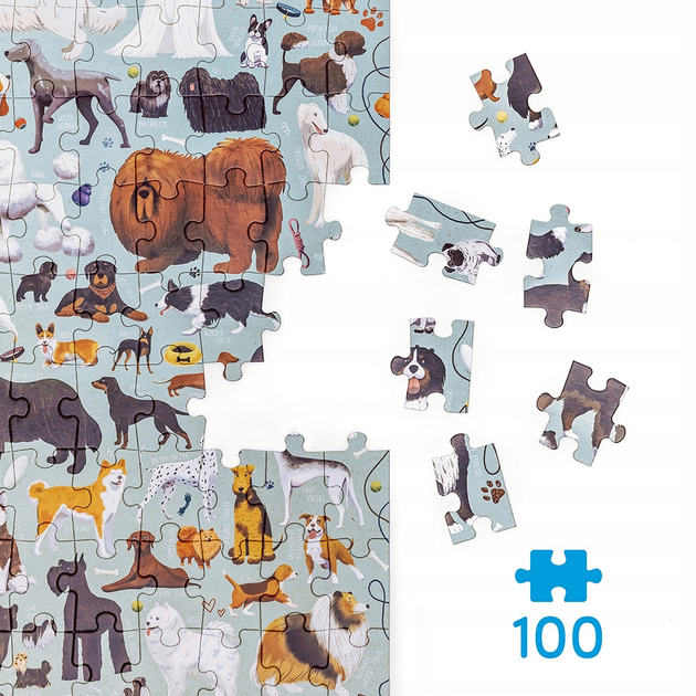 Puzzle Czuczu Puzzlove Psy 100 elementów (5902983491712) - obraz 2