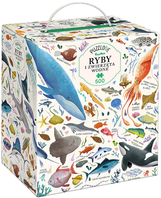 Puzzle Czuczu Puzzlove Ryby i zwierzęta wodne 500 elementów (5902983492450) - obraz 1