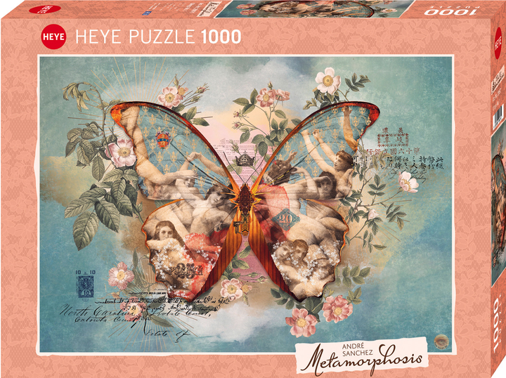 Puzzle Heye Metamorfozy - Skrzydła 1 1000 elementów (4001689299712) - obraz 1