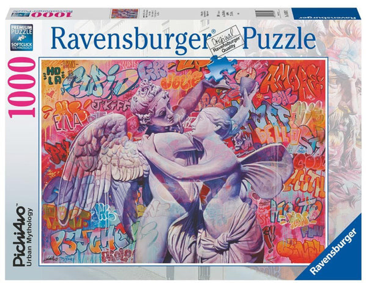 Puzzle Ravensburger Amor i Psyche 1000 elementów (4005556169702) - obraz 1