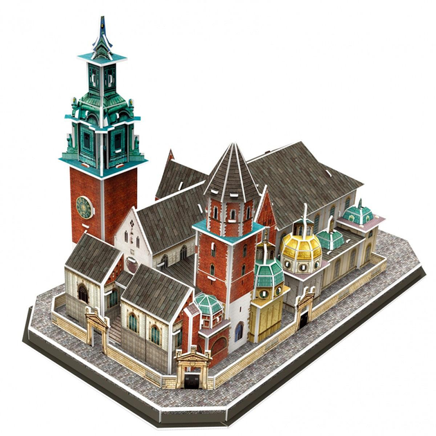 Puzzle 3D Cubic Fun Katedra na Wawelu 101 element (6944588202262) - obraz 2