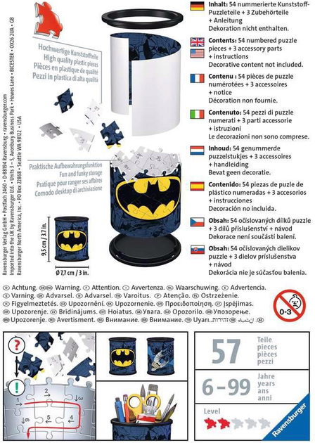 Puzzle 3D Ravensburger Przybornik Batman 54 elementy (4005556112753) - obraz 2